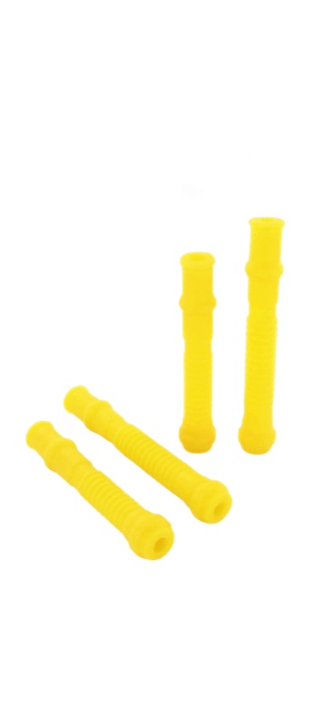 Silikon Milchschlauch, Ø 10 mm x 160 mm, gelb