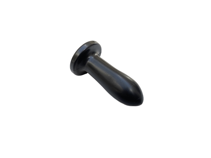 Zitzengummistopfen groß, Ø 24 mm, schweres Modell, schwarz