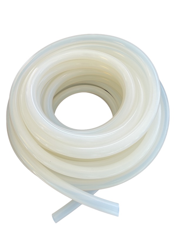 Silikon Milchschlauch, 16 mm, transparent, 25 m Rolle