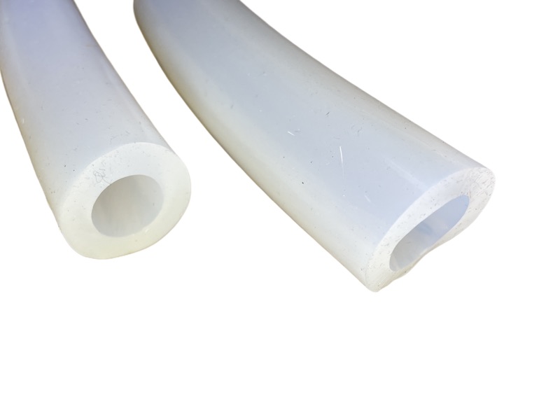 Silikon Milchschlauch, 14 mm, transparent, 25 m Rolle
