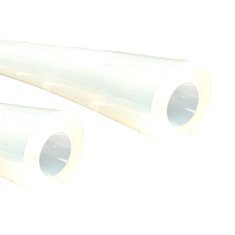 Silikon Milchschlauch, 13 x 24 mm, weiß