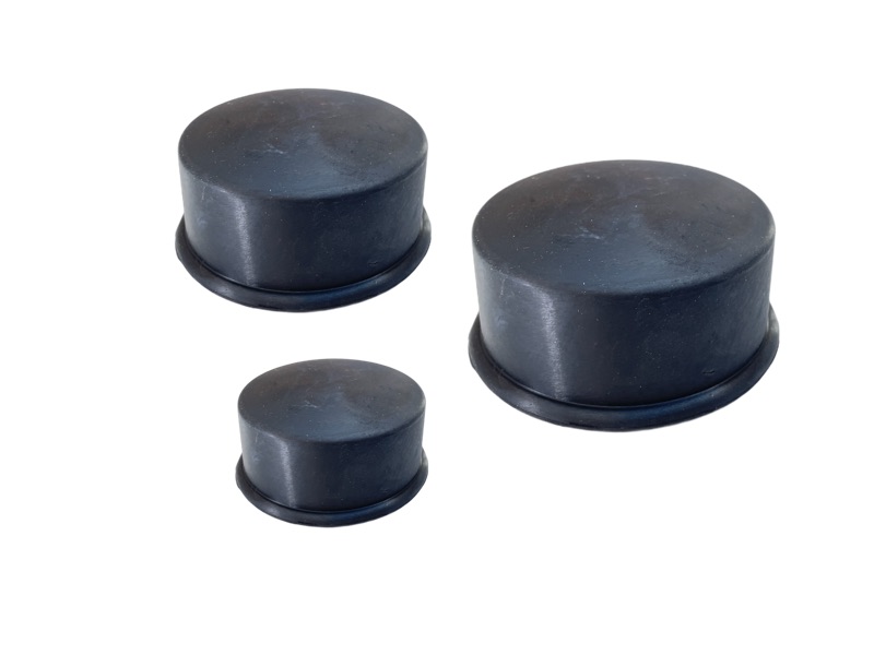Endkappe, Gummi, passend für Ø 30 mm