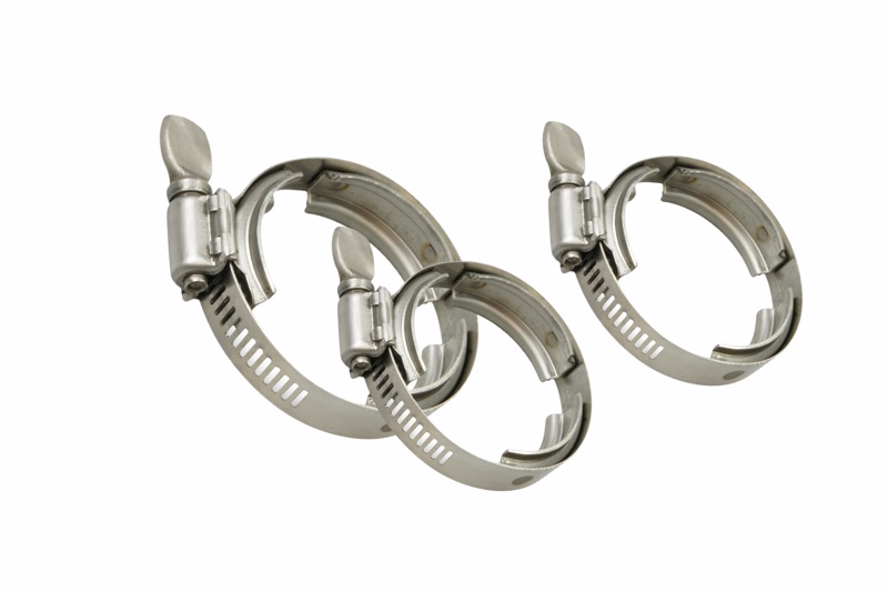 Klemmverschraubung, Edelstahl, Triclover V-Clamp, leichtes Modell, geeignet für 3" Leitung