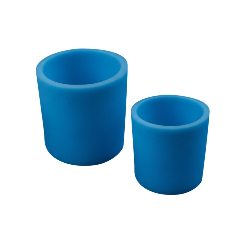 Silikon Muffe, Ø 50-52 mm, Länge 60 mm, blau, für Edelstahl Klemmkupplung 34...