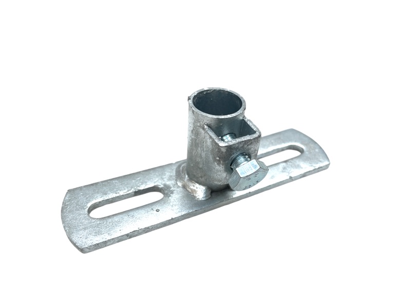 Wandhalter, feuerverzinkt, für 2" Rohr, Ø 62mm