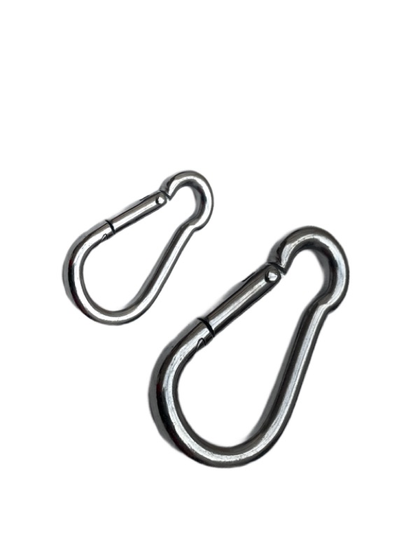 Karabinerhaken, Edelstahl, 60 x 6 mm