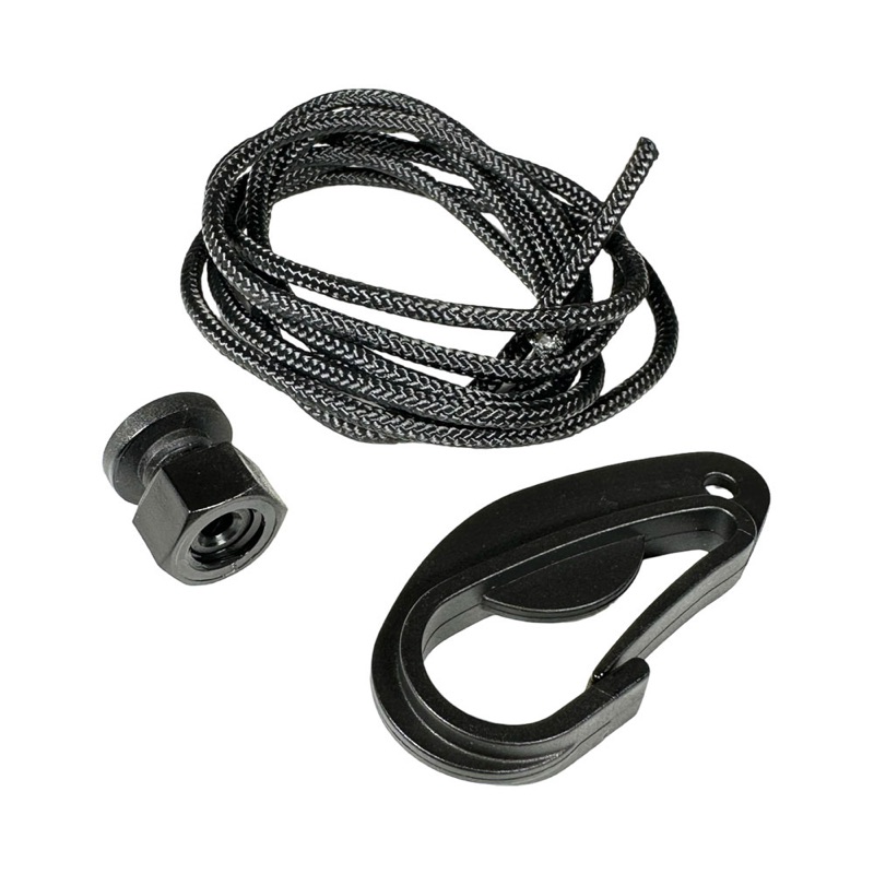 DeLaval Karabinerhaken Set, mit 1,65 m Abnahmeseil (5020) , Karabinerhaken (5032) ,Befestigungsmutter (5033)