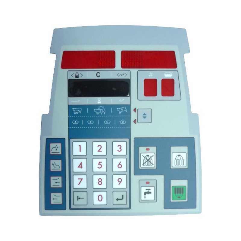 Tastaturfolie für Dataflow, neue Version, schmaler 25 mm Steckeranschluss