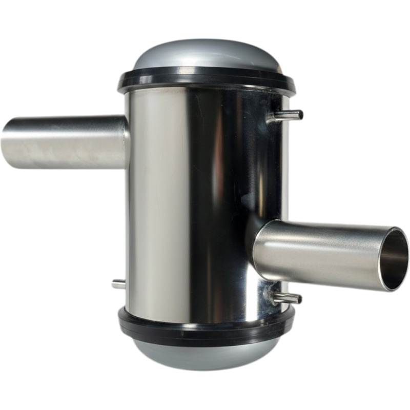 Sicherheitsabscheider, 23 Liter, horizontal, 90 mm Anschluss