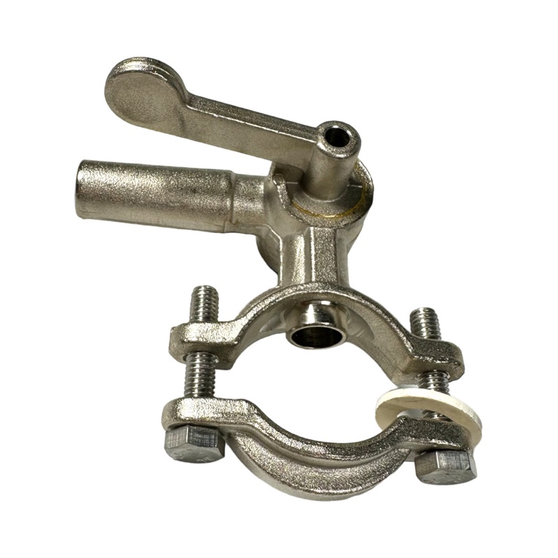 Vakuumklemmhahn, für 2" Leitung, Anschluss Ø 14mm,