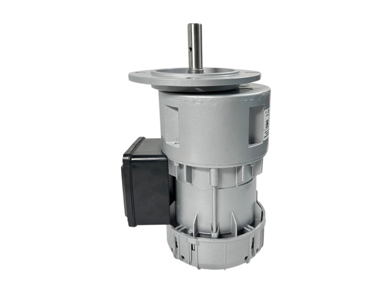 Rührwerksmotor Sirem R3245L5B, 230 - 400 V, 50 Hz , 25 U/Min. , Welle Ø 15 mm Länge 45 mm , 25 mm vom Wellenende bis Bohrungsmitte Ø 3,5 mm