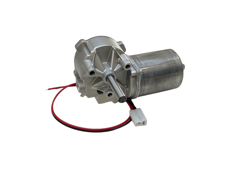 Fütterungsmotor, Fullwood, grau, "790-730", 24V, mit Befestigungsschrauben