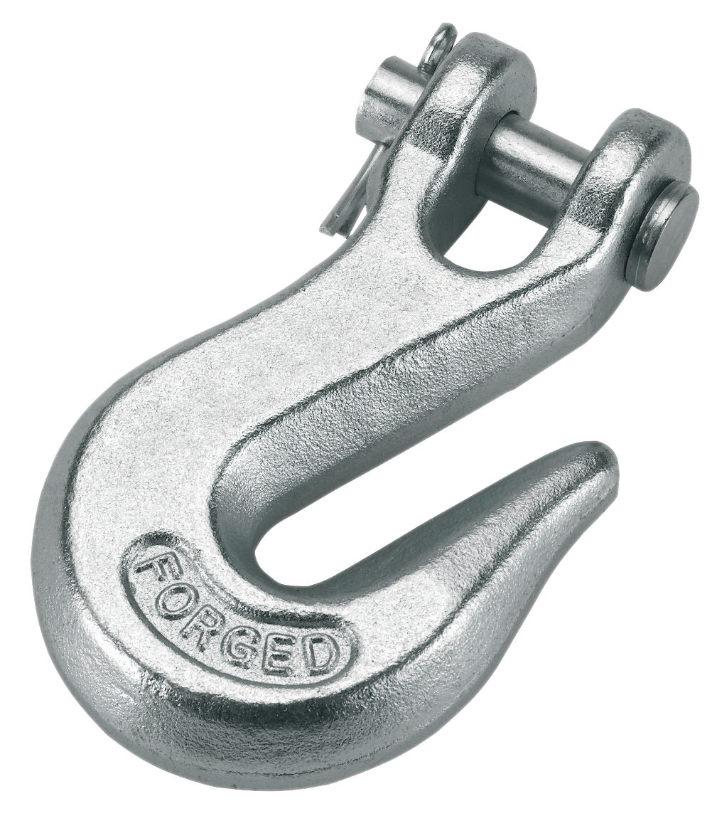 Parallelhaken m. Gabel 1/4" 1 St. im Pack