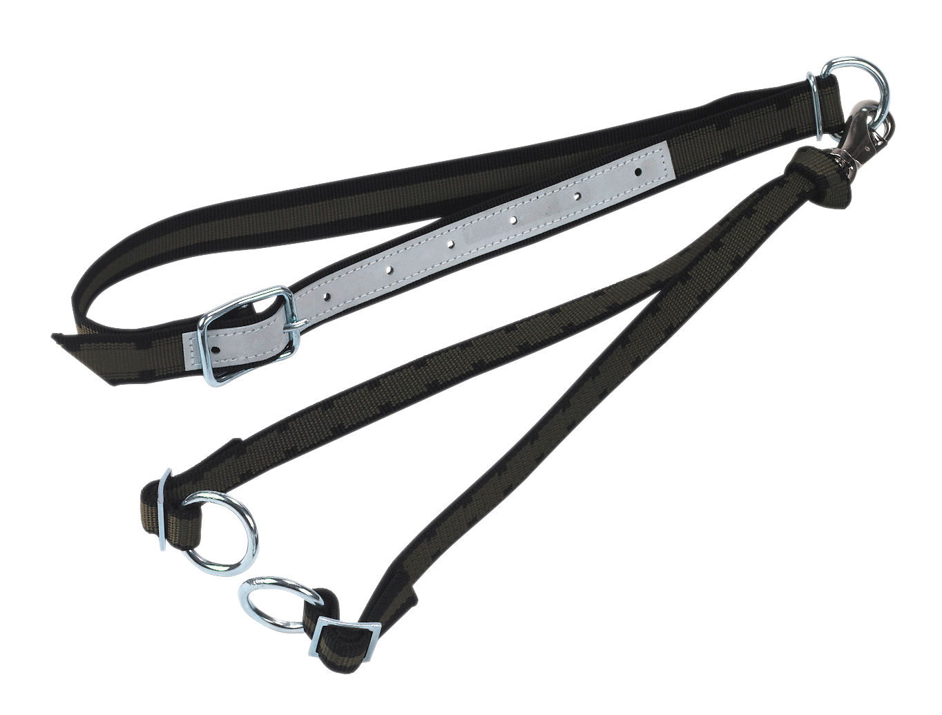 Rinderanbindung kompl. mit Bodenriemen dopp. + Karabiner