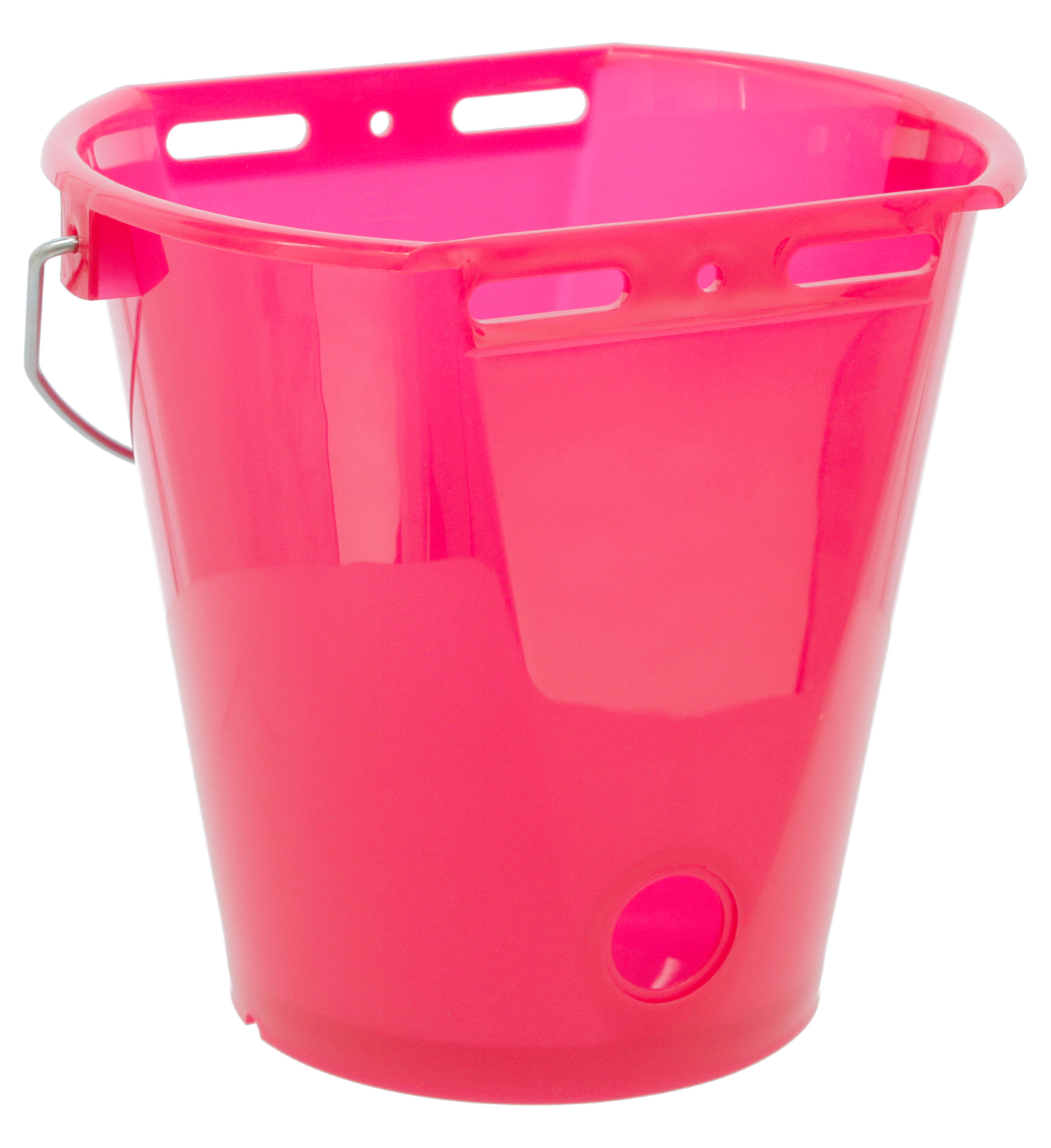 Tränkeeimer rosa transparent mit Skala, ohne Zubehör