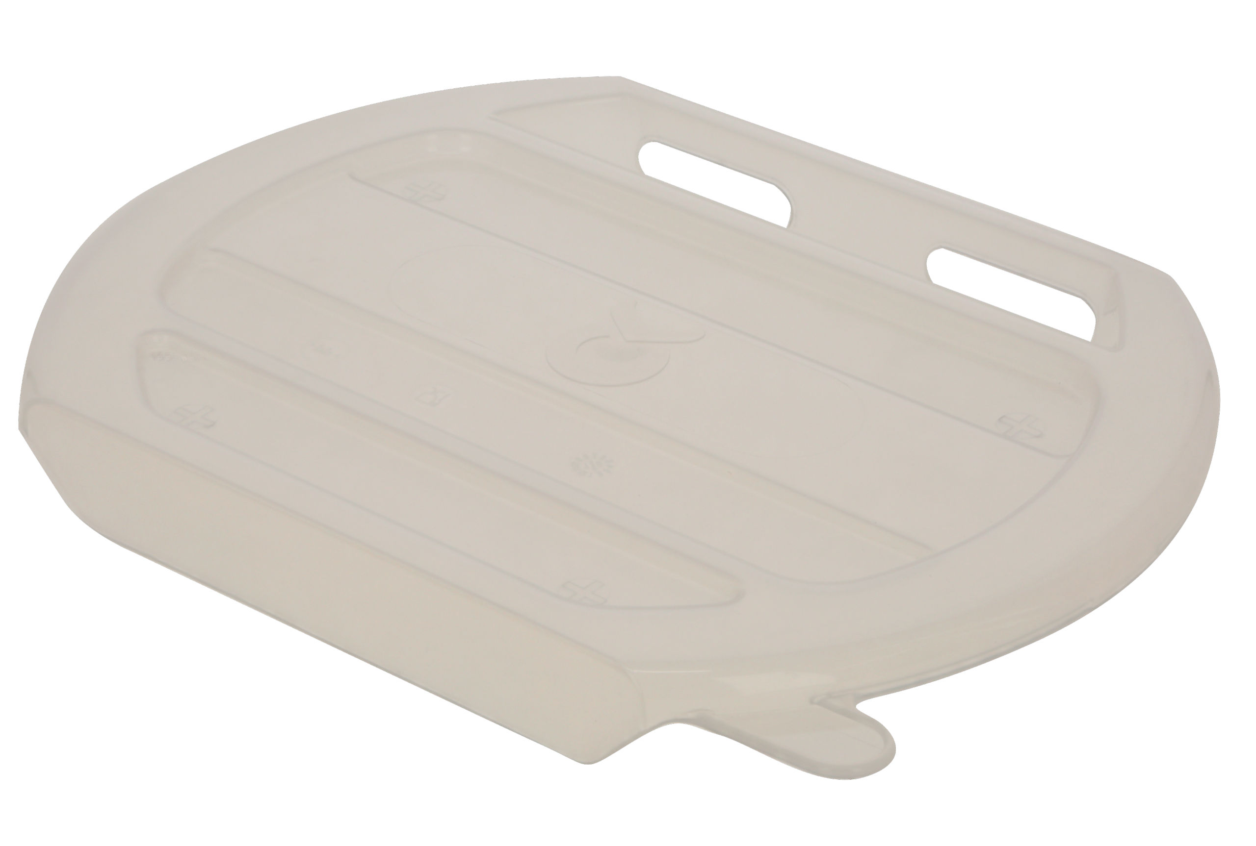 Deckel MilkGuard für Tränkeeimer, weiß transparent
