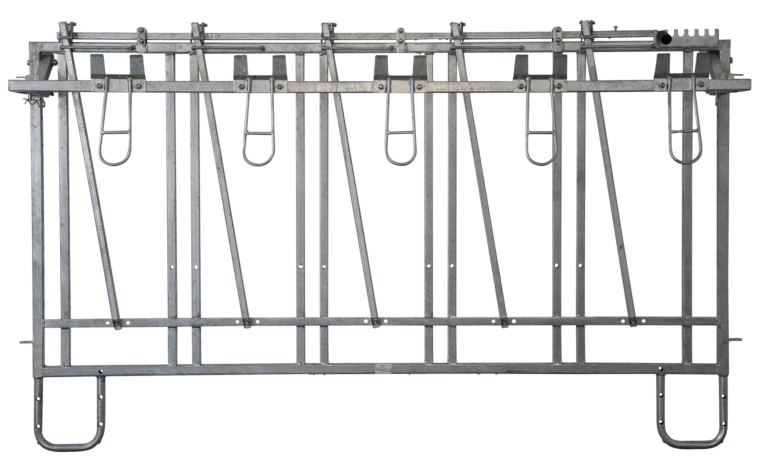Fressgitter modulare Zaunaufstallung 5 Plätze