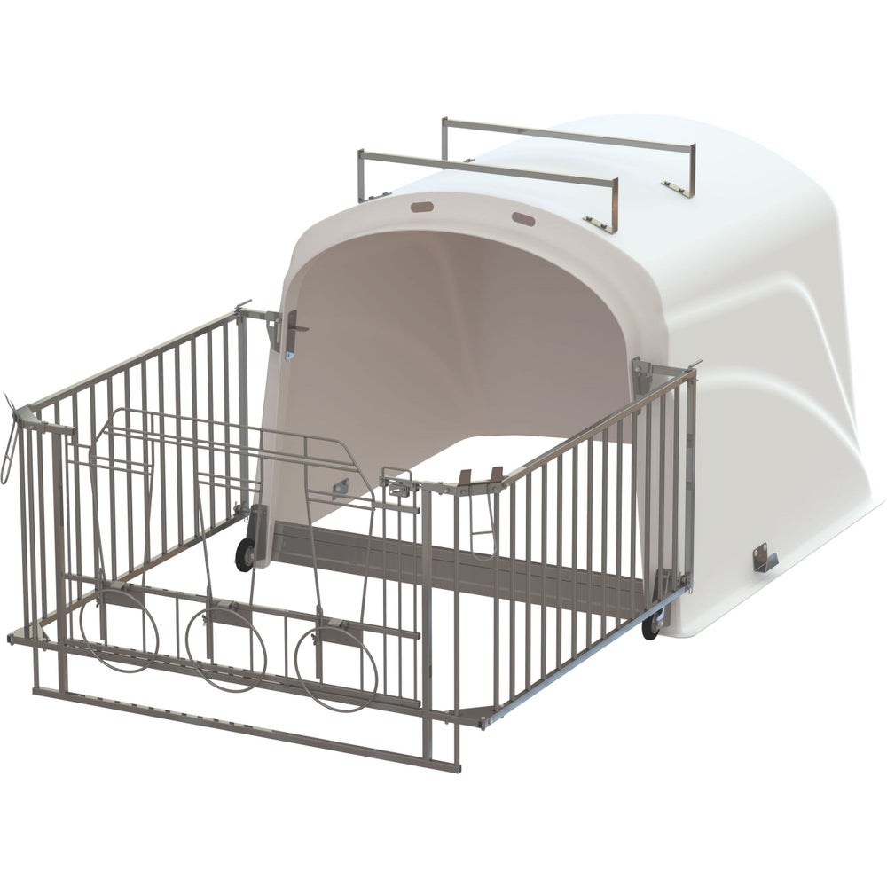 CalfHouse Premium DUO mit Umzäunung
