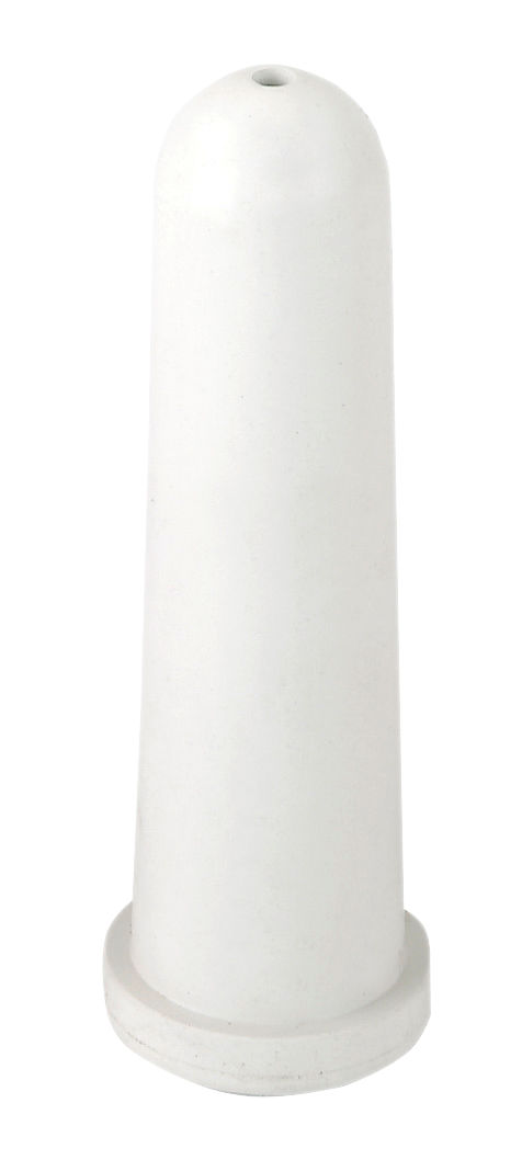 Sauger kurz m. rund.Loch, 4mm weiß