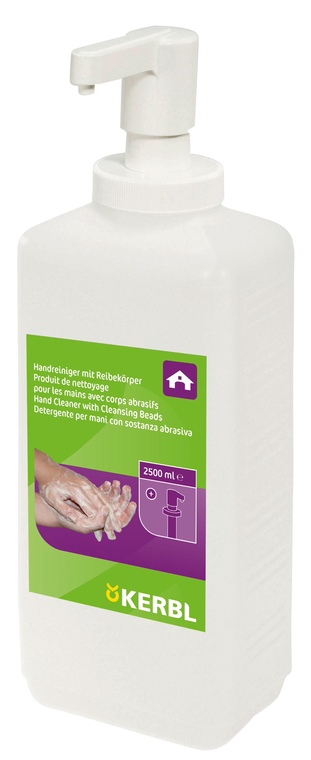 Set Handrein. mit Reibekörpern aus der Natur, 2500ml+Pumpe