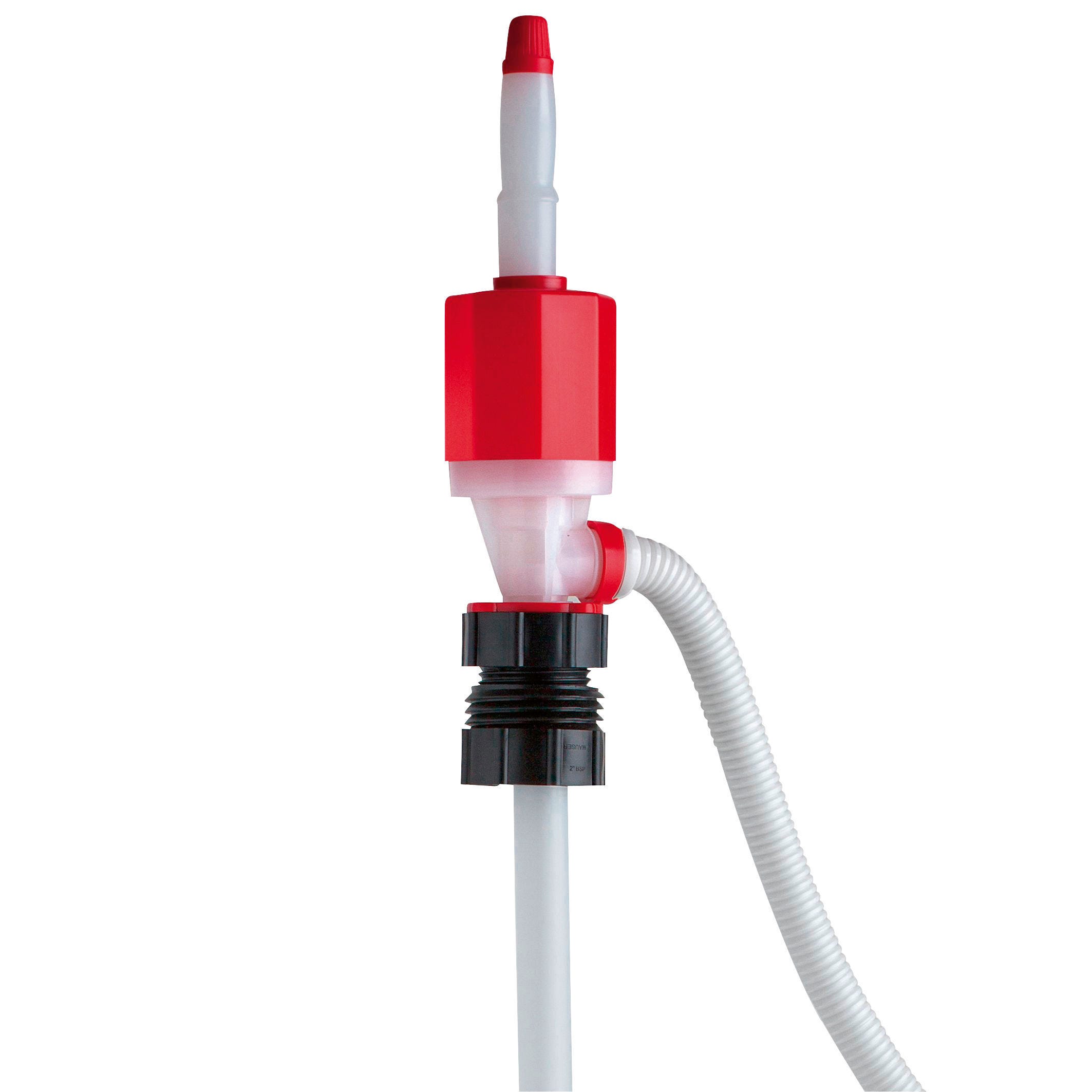 Fasspumpe für 200 l Fässer mit 2 Adaptern (55 mm & 69 mm)