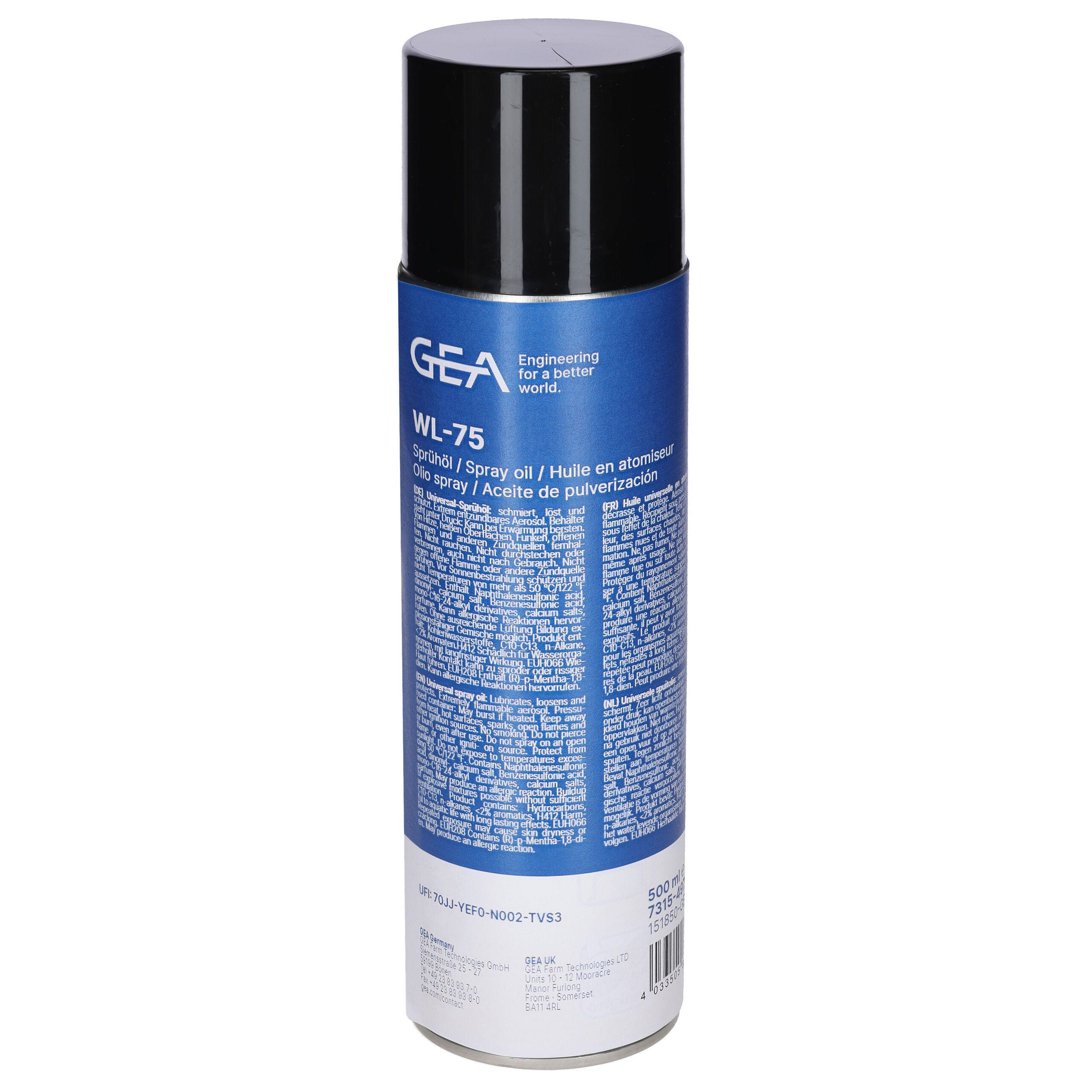 GEA Sprühöl WL-75 500 ml