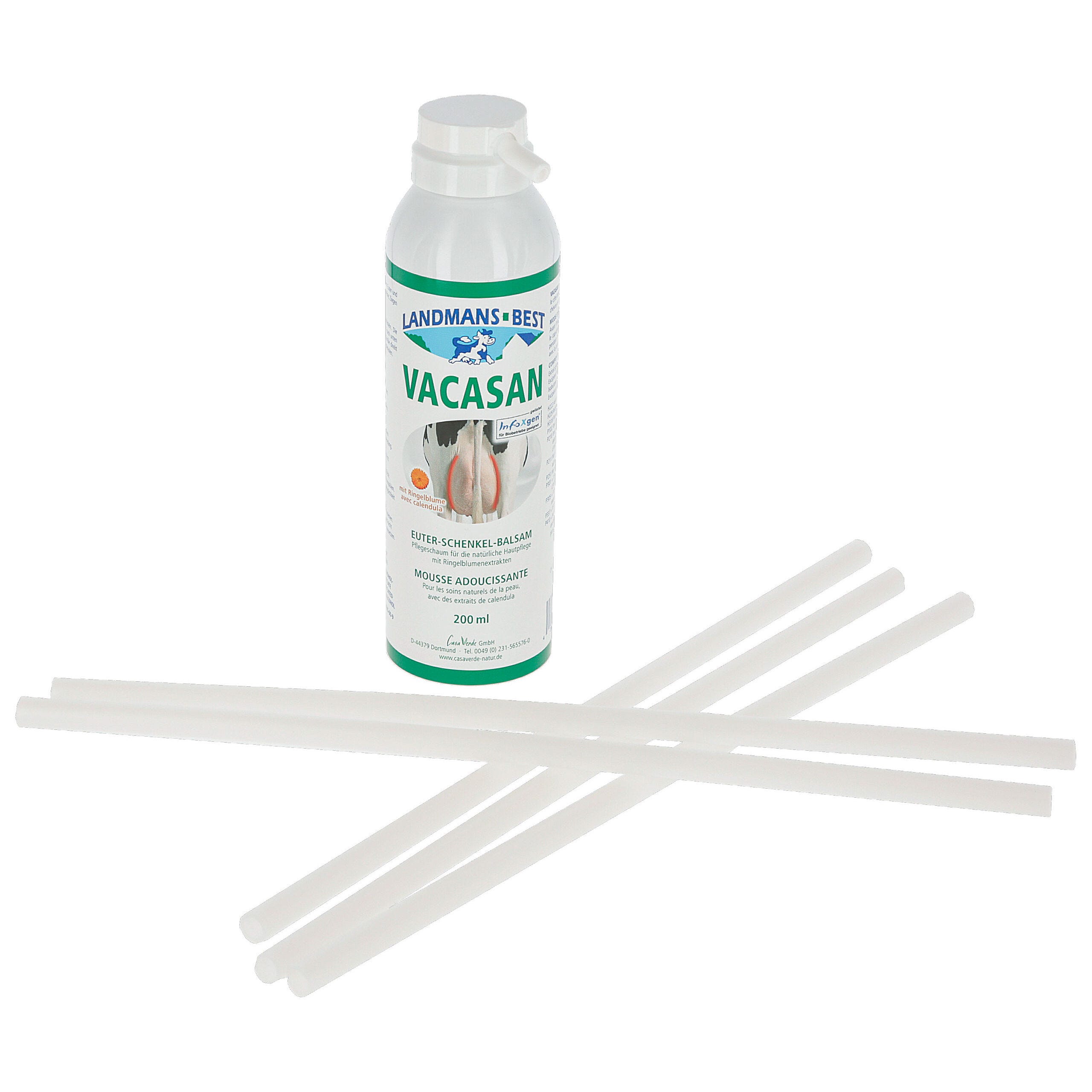 Vacasan Pflegeschaum 200ml incl. 5 Kanülen