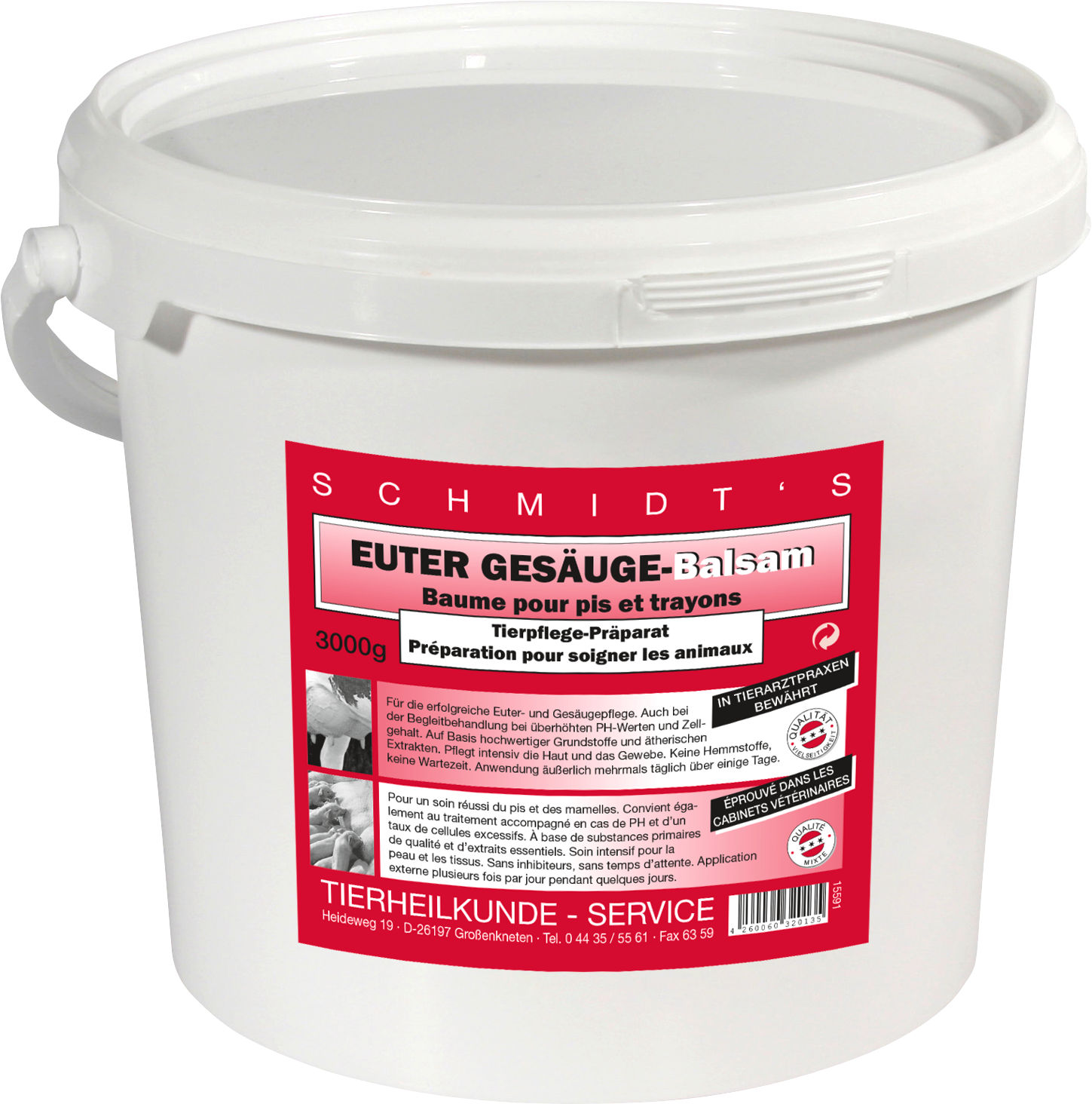 Euter- und Gesäugebalsam 3kg