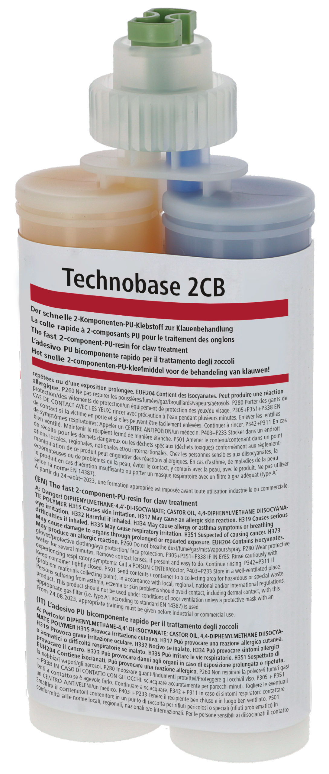 Technobase 2 CB-Kartusche 210ml incl. 1 Paar Handschuhe