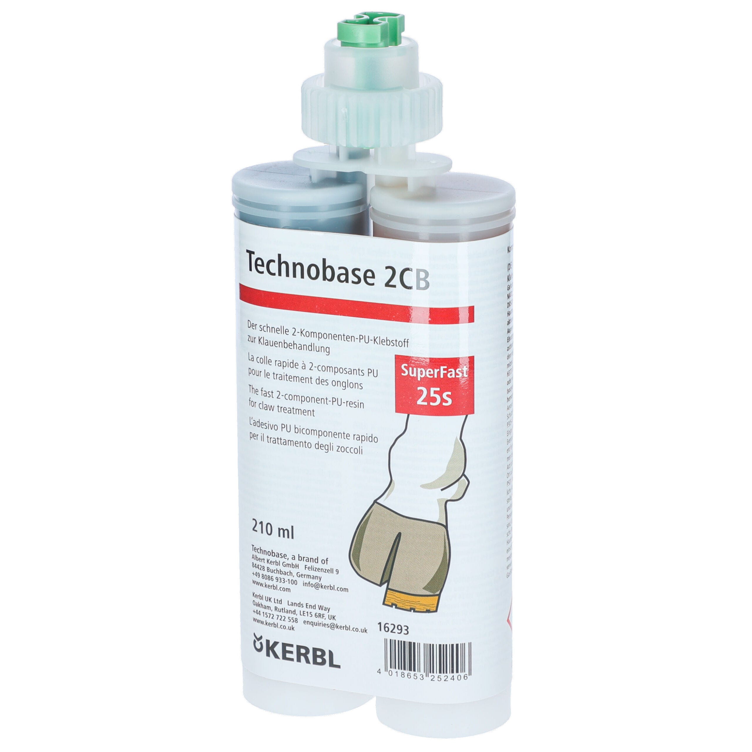 Technobase SuperFast 25s 2-Komponenten-Kleber, 210ml