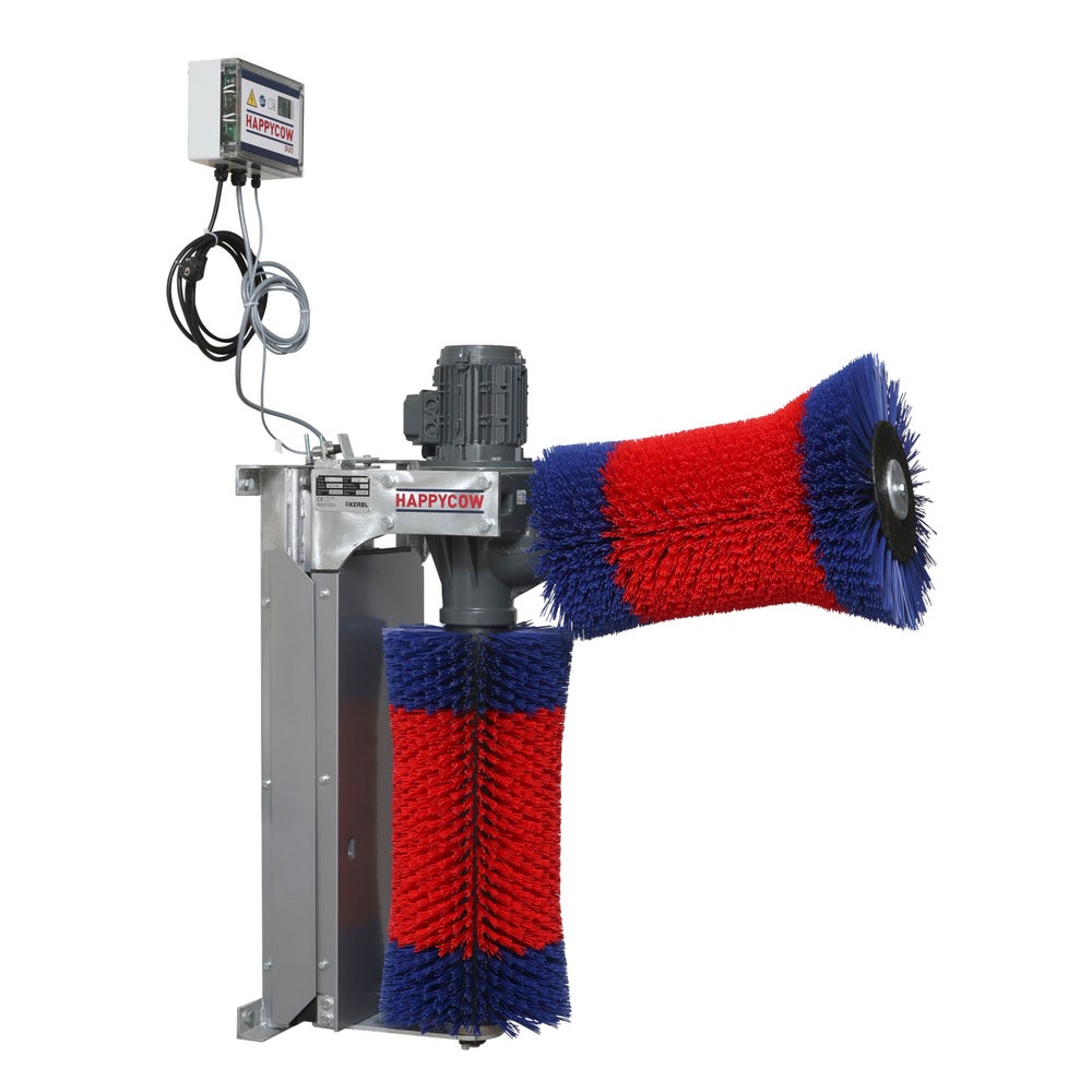 Kuhputzmaschine HappyCow DUO rot/blau