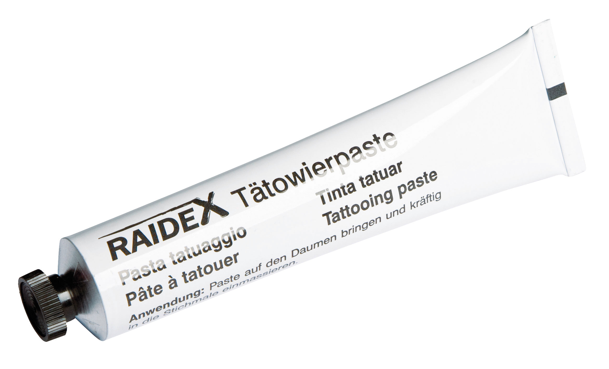 Tätowierfarbe schwarz, 60g-Tube, Orig. Raidex