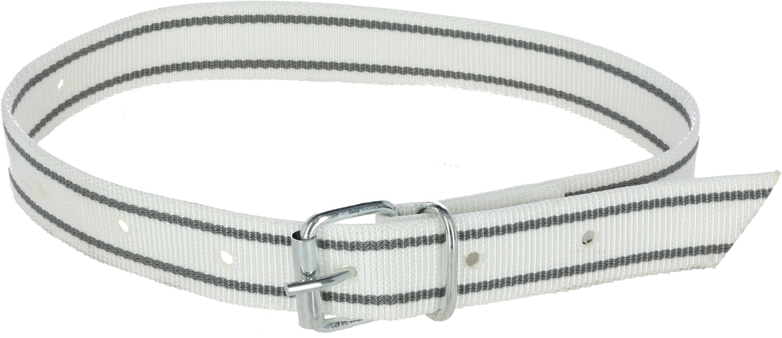 Markierungsband 135 cm, weiß ohne Leder, Rollschnalle