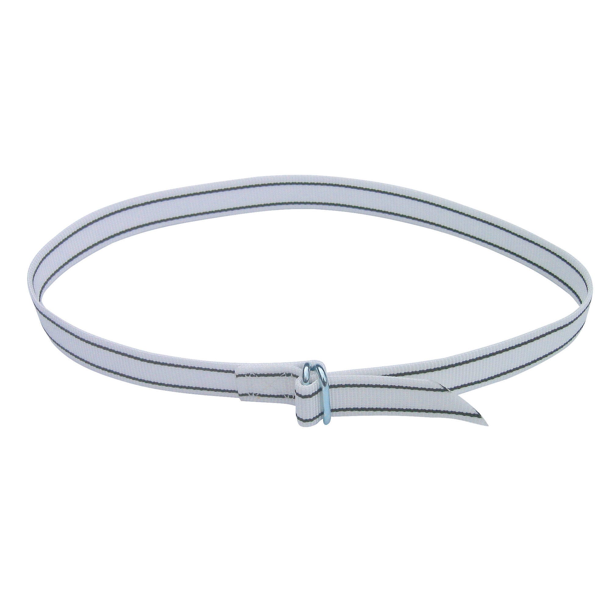 Halsmarkierungsband gewebt, 40mm, 130cm lang weiß/schwarz