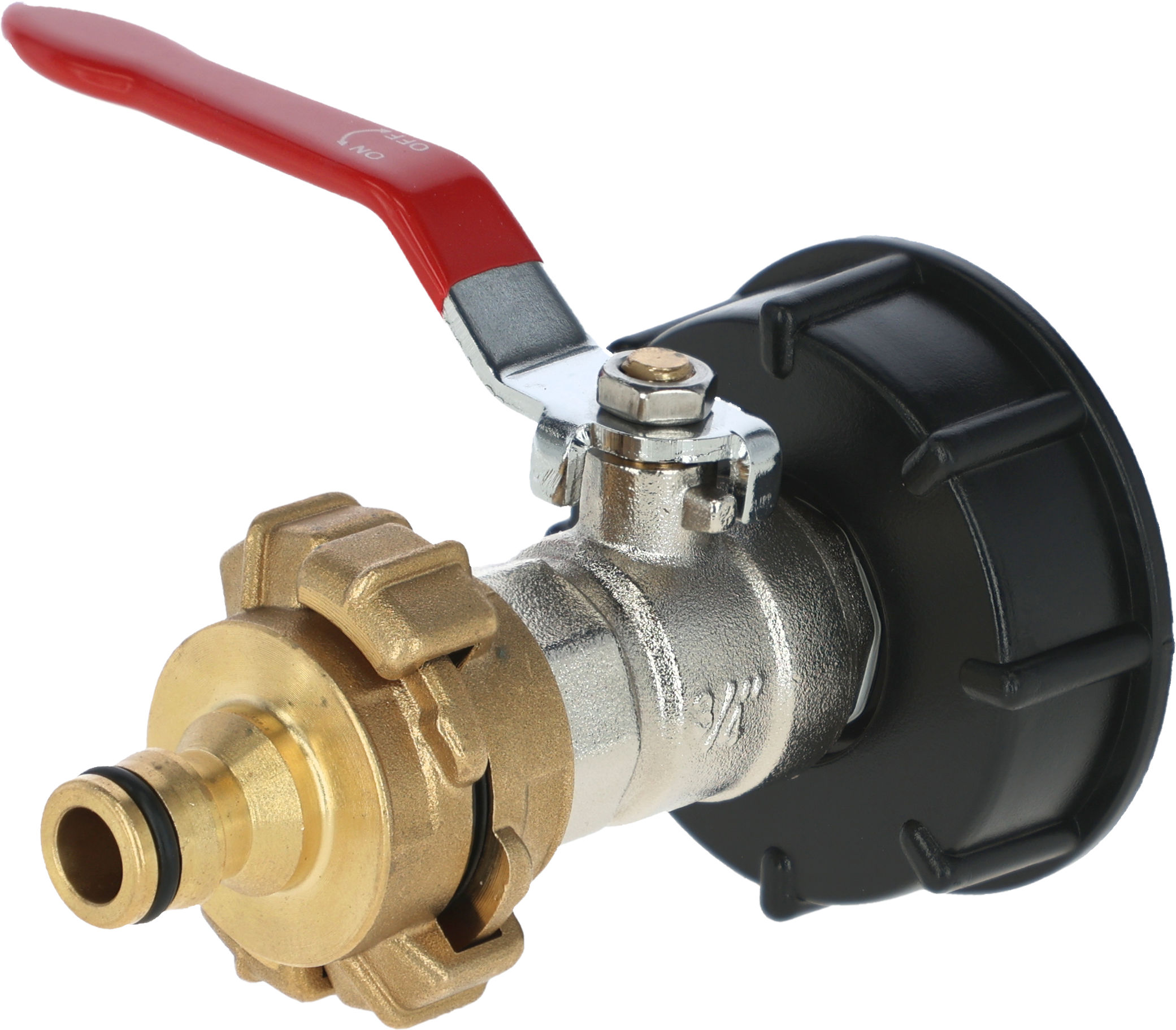 IBC Adapter S60x6, mit Geka Kupplung und Gardena-Anschluss