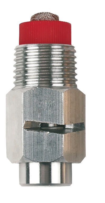 Sprühnippel Edelstahl 1/2", 58 mm mit  Ø Stift 17 mm, geschlitzt