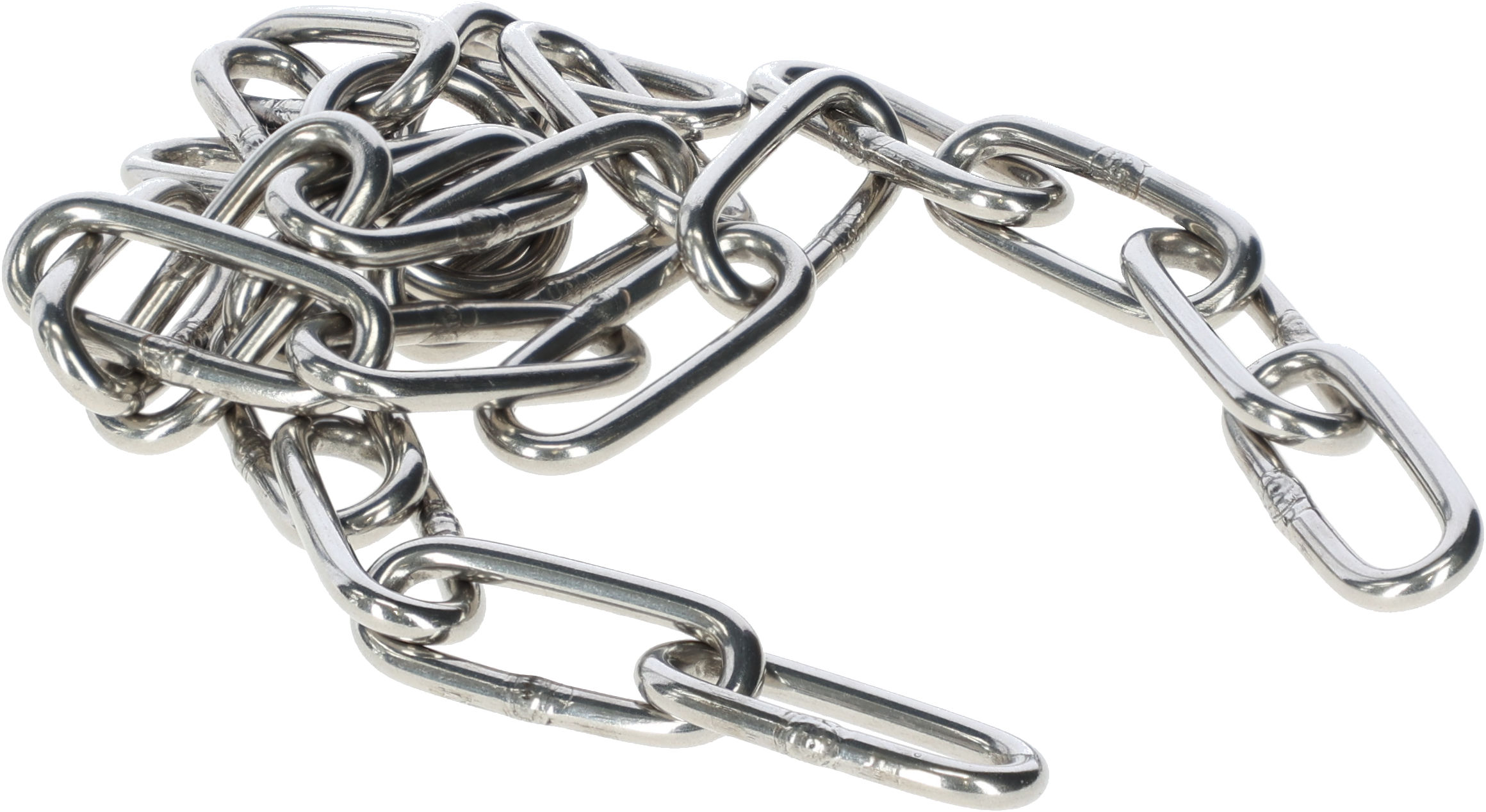 Kette allein 4mm,75cm mit Ring für Ferkelspielzeug, Edelstahl