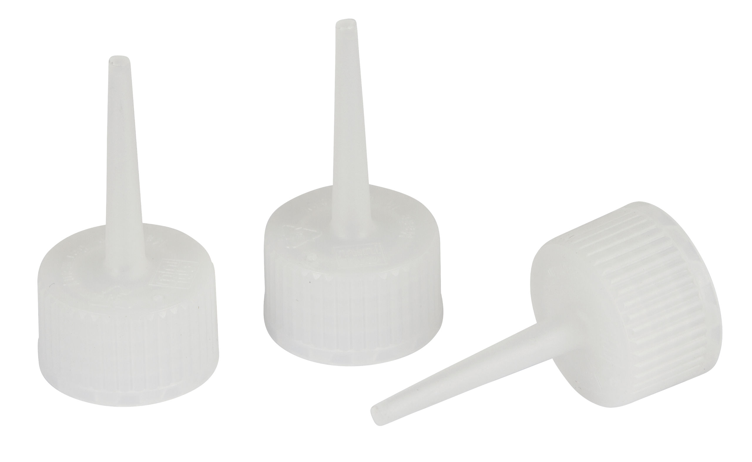 Kappen f. Plastikflaschen, naturfarben/weiß