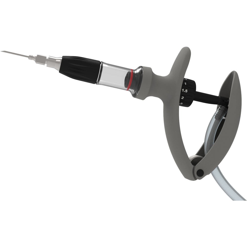 HSW Eco Matic 6 ml Schlauch Version Luer Lock Injector, 0,5ml-Teilung