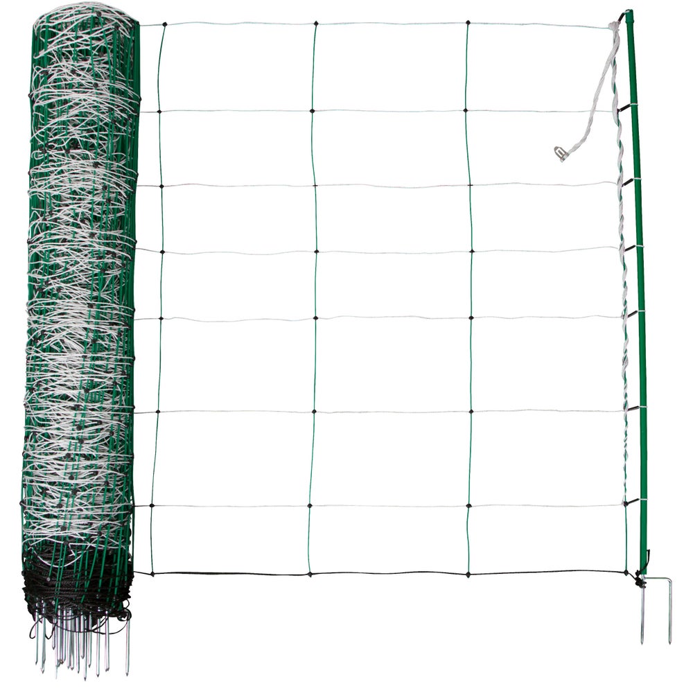 TitanNet, 50m, weiß/grün 90cm, Doppelspitze