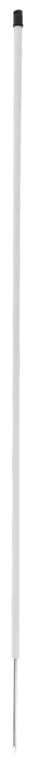Ersatzpfahl 122 cm weiß Einzelspitz f. WolfNet Maxi