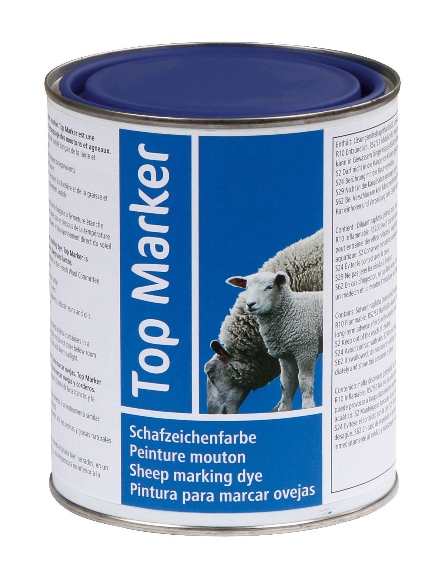Schafzeichenfarbe 1 kg, blau