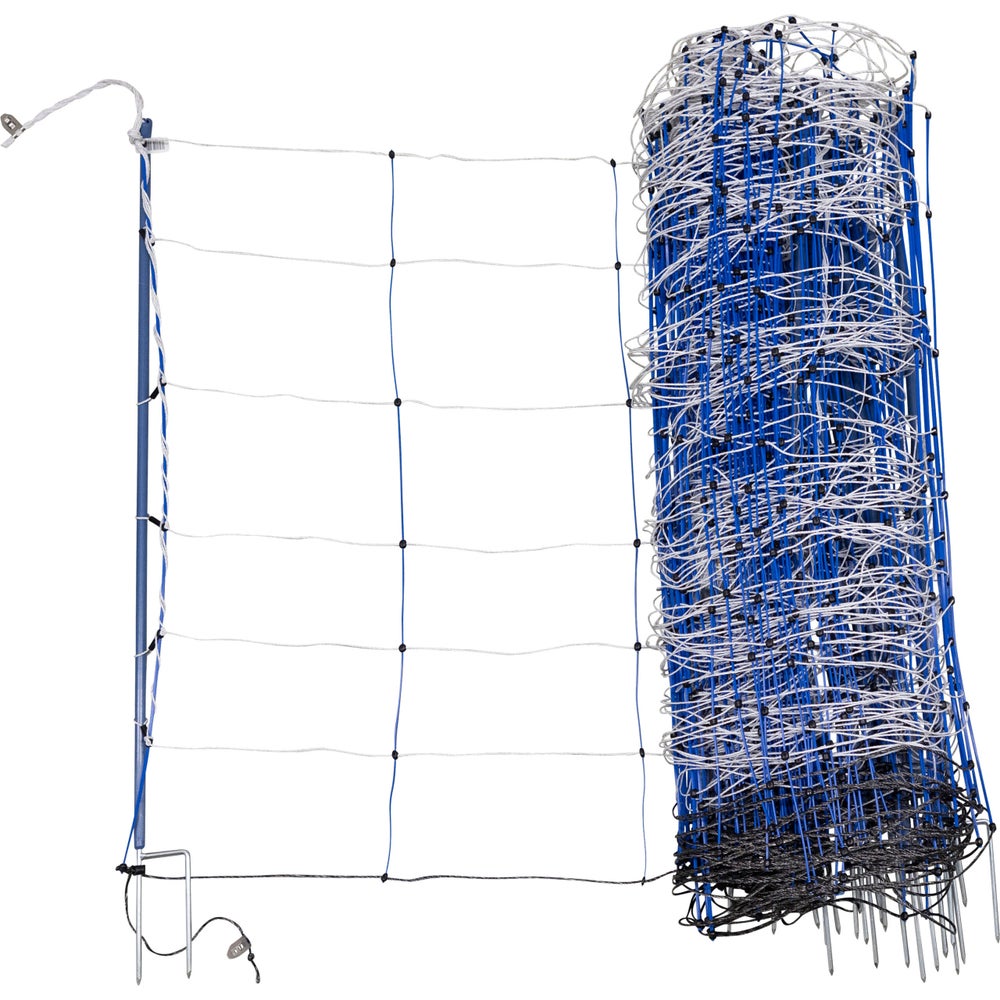 TitanNet PremiumPlus, 50m blau/weiß, 108cm, Doppelspitz