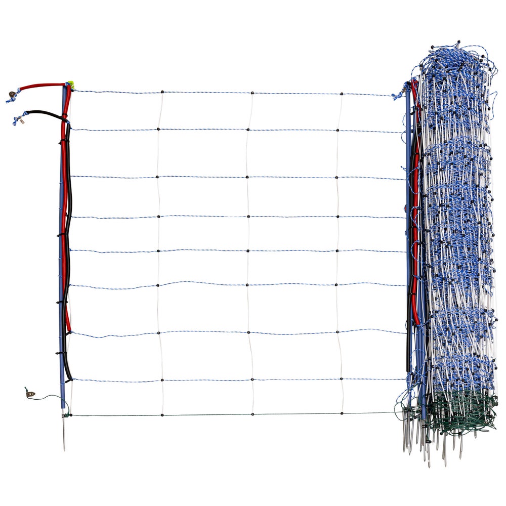 TitanNet Premium Vario,50m,+/- weiß/blau, 108cm, Doppelspitz