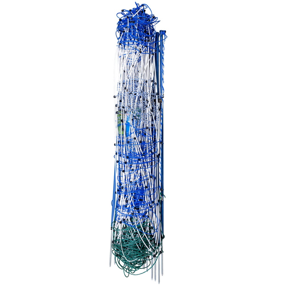 Titan LIGHT Premium Netz, 50m blau/weiß, 108cm, Einzelspitze