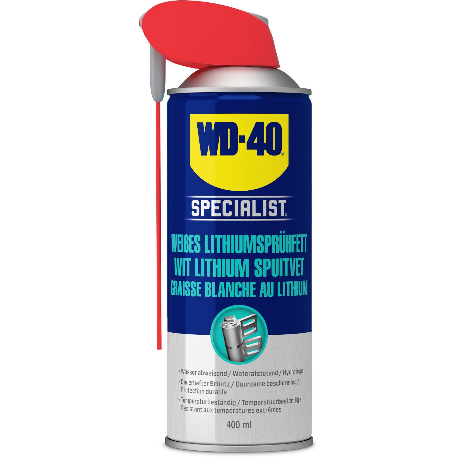 WD-40, weißes Lithiumsprühfett 400 ml