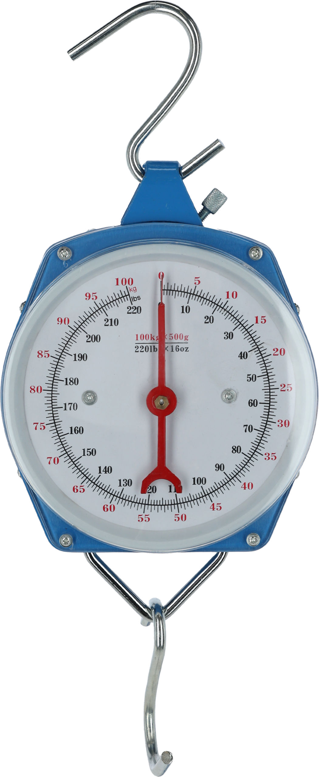 Zeigerschnellwaage 100kg Farbe blau