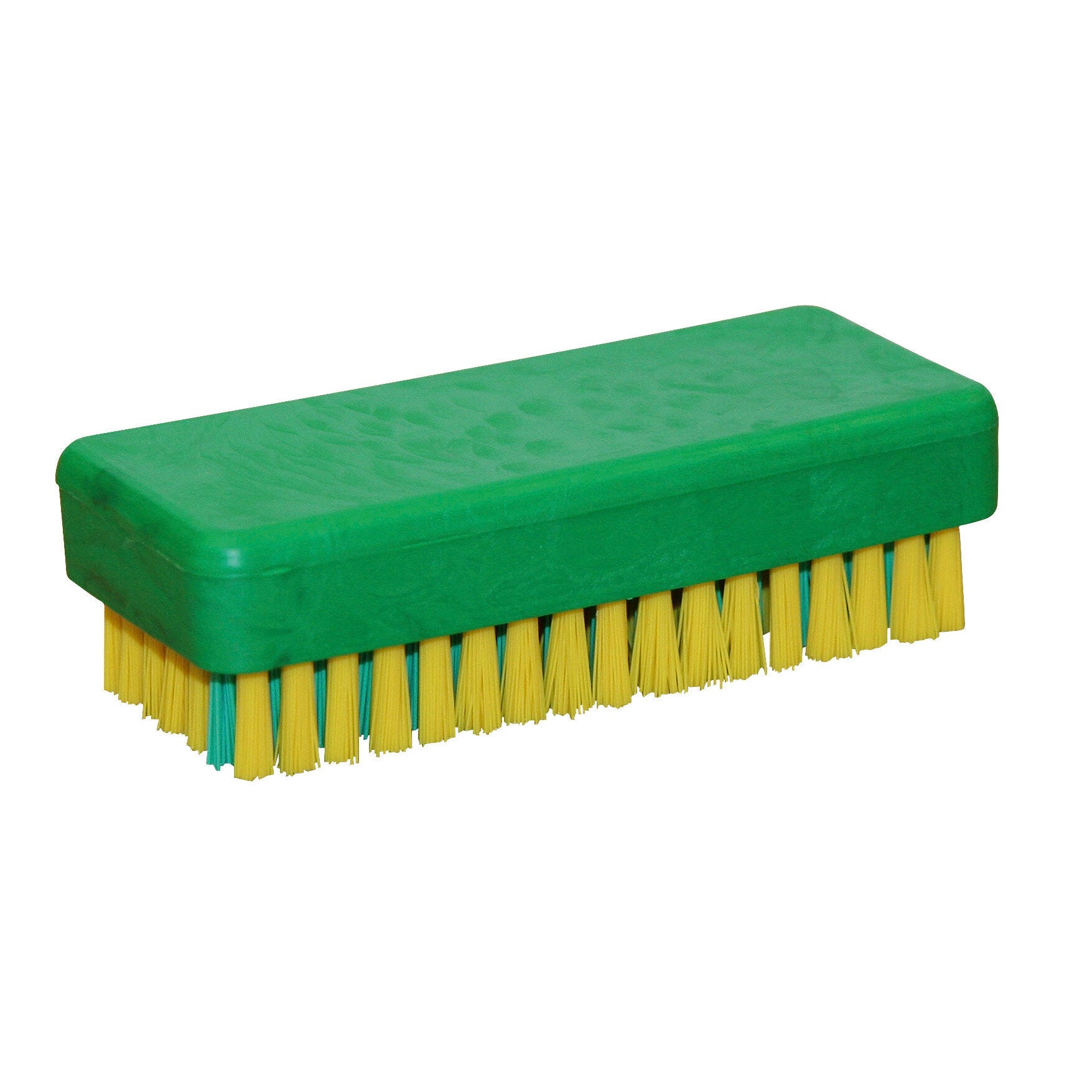 Handwerkerbürste mit kräftiger Nagelreihe, Gelb/Grün