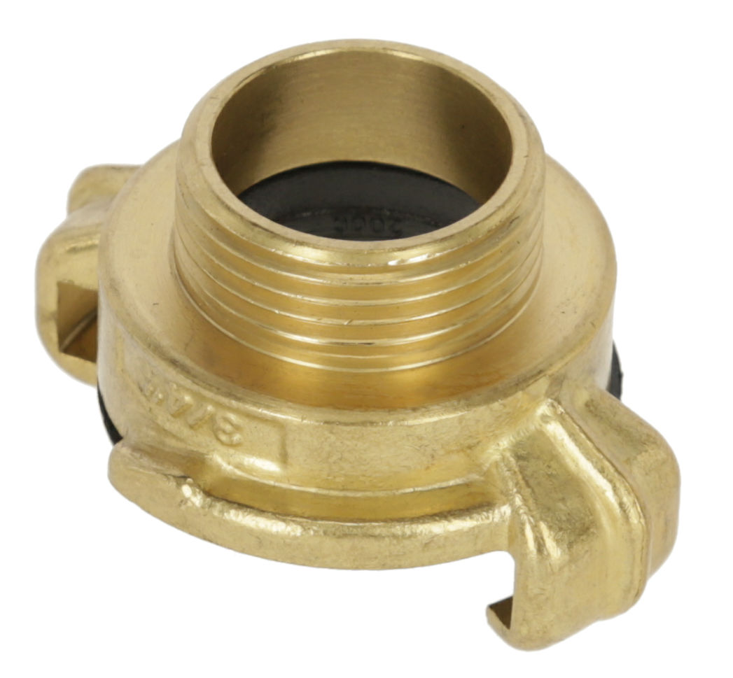 Schnellkupplung Gewindestück Aussengewinde 3/4", Messing
