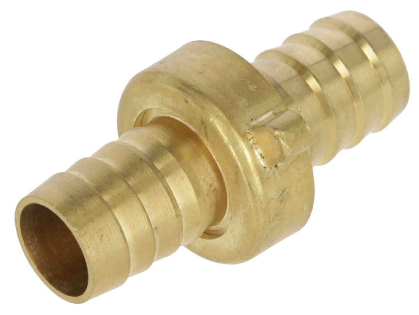 Schlauchverschraubung 3-teilig für Schlauch 3/4", Messing
